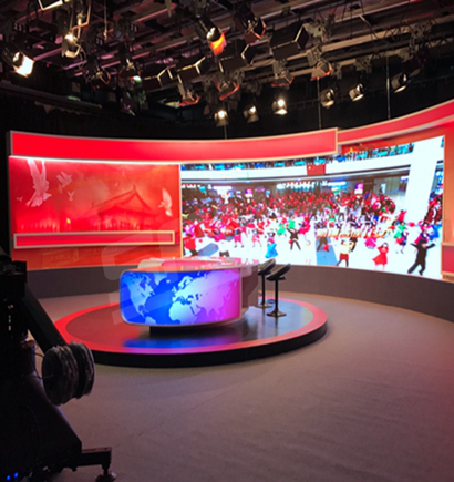 新疆電視臺(tái)北京十九大新聞演播室