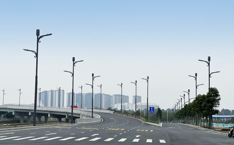 道路照明燈具,布置原則