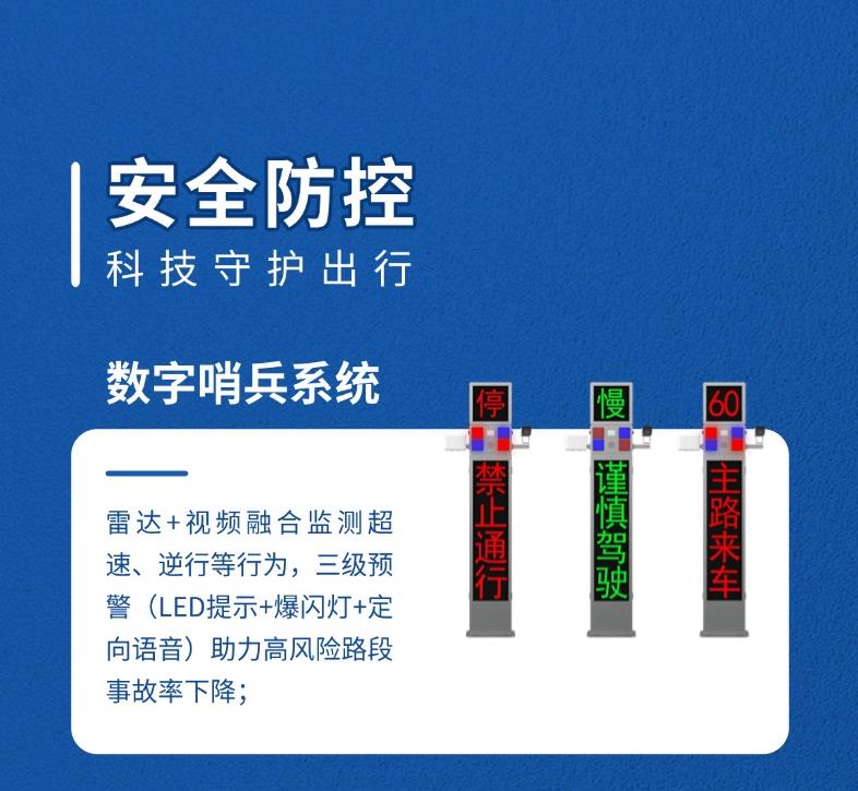 支路預(yù)警哨兵,誘導(dǎo)屏,超速紅色警示,減速提示